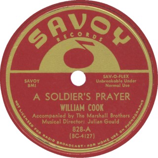 Savoy Label-A Soldier's Prayer-1951