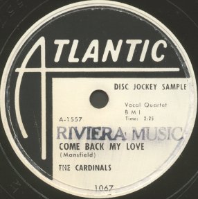 Atlantic Label-The Cardinals-1955