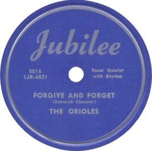 Jubilee Label-The Orioles-1949