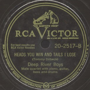RCA Victor Label-Deep River Boys-1947