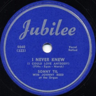 Jubilee Label-I Never Knew-1951