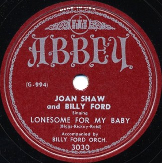 Abbey Label-Lonesome For My Baby-1951