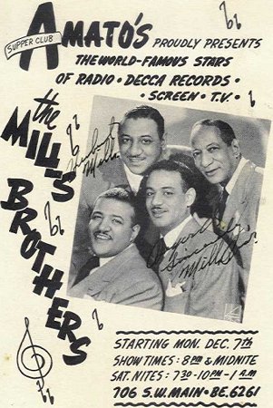 The Mills Brothers Poster