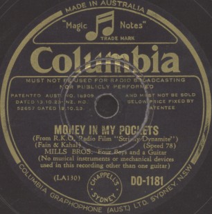 Columbia Label-Mills Brothers-1934