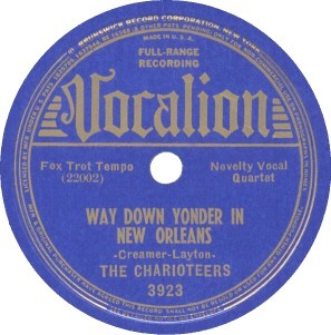 Vocalion Label-The Charioteers-1938