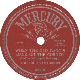 Mercury Label-The Four Vagabonds-1946