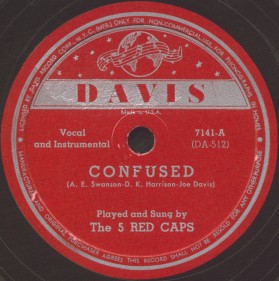 Davis Label-Confused-5 Red Caps-1946