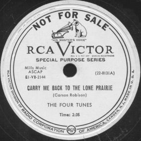 Four Tunes-Carry Me back To The Lone Prairie-RCA Victor 0131-1951