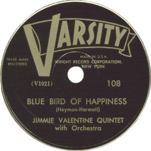 Varsity Label-Jimmie Valentine Quintet-1948