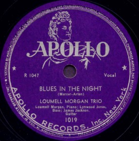 Apollo Label-Blues In The Night-1946