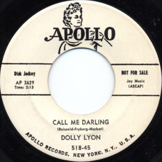 Apollo Label-Call Me Darling-1957