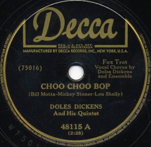 Decca Label-Doles Dickens Quintet-1949