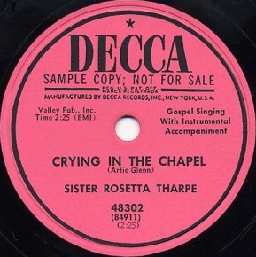 Decca Label-Crying In The Chapel-1953