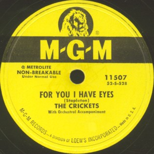 MGM Label-For You I Have Eyes-1953