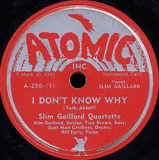 Atomic Label-I Don't Know Why-1946