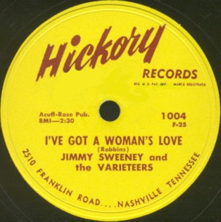 Hickory Label-I've Got A Woman's Love-1954