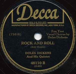 Decca Label-Doles Dickens Quintet-1949