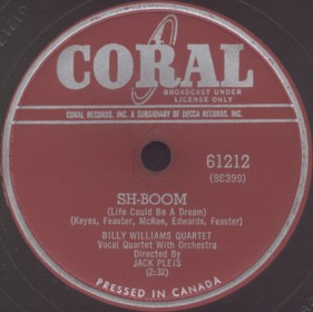 Coral Label-Billy Williams Quartet-1954