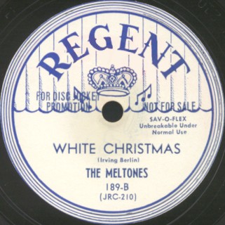 Regent Label-White Christmas-The Meltones-1951