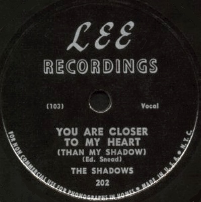 Lee Label-Shadows-You Are Closer To My Heart-1950