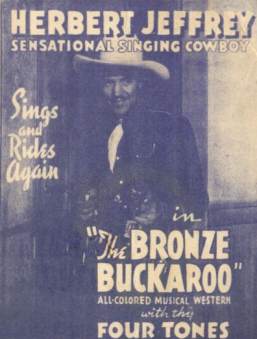 Movie Poster-The Bronze Buckaroo-Herbert Jeffrey