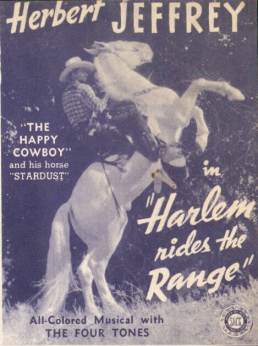 Movie Poster-Harlem Rides The Range-Herbert Jeffrey