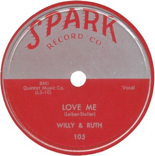 Spark Label-Willy & Ruth-Love Me-1954