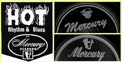 Mercury Label-1952 Ad, 1947 Label, 1956 Label