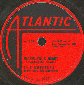 Atlantic Label-Warm Your Heart-Drifters-1954